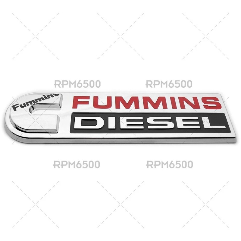 RPM6500 CUMMINS FUMMINS DIESEL FENDER DOOR TAILGATE BADGE NAMEPLATE EMBLEM