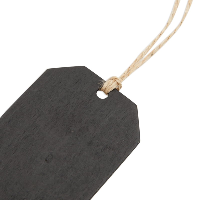 Gift Tags with String, 24 Pack Small Chalkboard Signs, Name