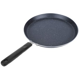 Nonstick Frying Pan Flat Bottom Breakfast Pan Pancake Egg Pizza Home Cooking (Large (10 inches))