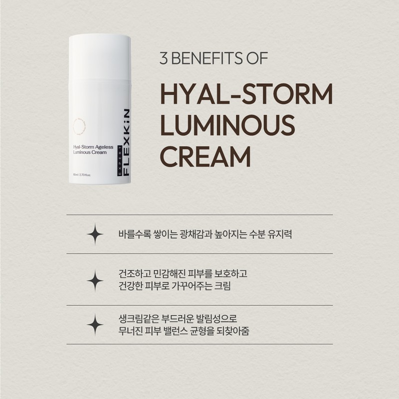Flexkin Hyalstorm Ageless Luminous Cream 50ml Luminous Cream 80ml /