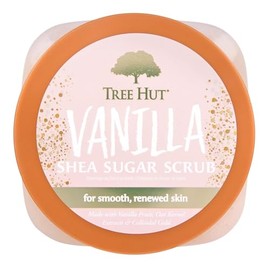 Tree Hut Exfoliante corporal hidratante y exfoliante de azúcar de karité de vainilla, 18 onzas | Exfoliating & Nourishing with Shea Butter & Essential