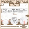 24 Pcs Clear Bible Verses Ruler with Scalloped Edge 6