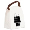 CafePress Peanuts Snoopy Canvas Lunch Bag with Strap Handle