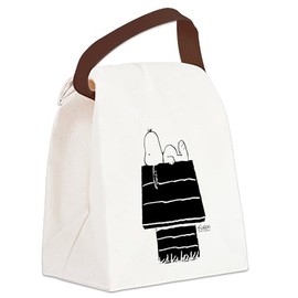 CafePress Peanuts Snoopy Canvas Lunch Bag with Strap Handle