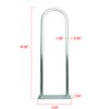Extreme Max 3006.6915 Universal Aluminum Hand Rail with Base for