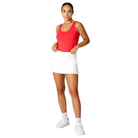 SOFIBELLA UV Colors 14in Panel Womens Tennis Skirt - White/M