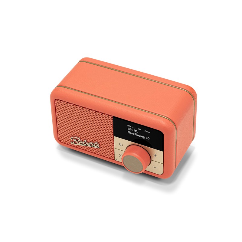 Roberts PETITE2 FM/DAB/DAB+ Portable Radio, Bluetooth, Alarm, Pop Orange