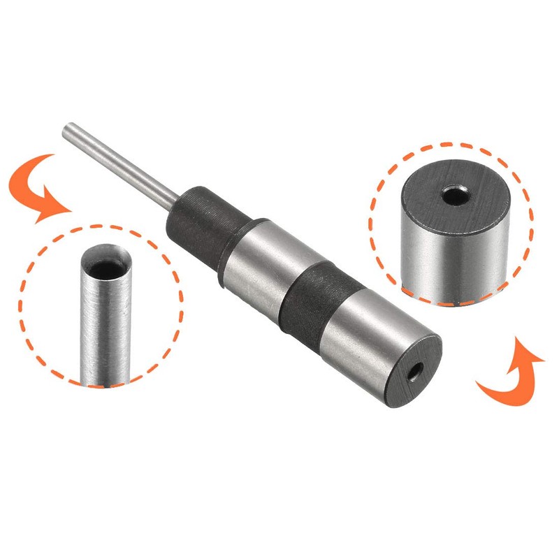 uxcell 2.5mm Paper Punch Drill, Straight Shank Hollow Bit Tool,