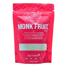 Monk Fruit Puro 100% Benmart 150g - Endulzante Natural sin Cambiar el Sabor. Individual