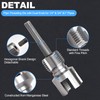 3PCS PVC Pipe Threader Kit for Drill