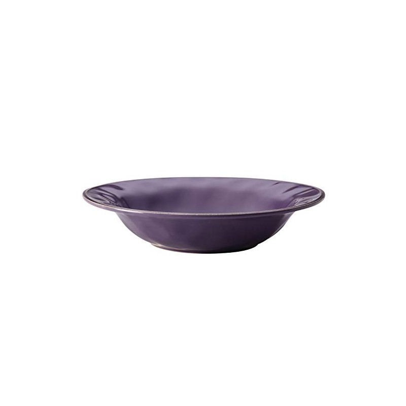 Rachael Ray Cucina Dinnerware Ceramic Round Serving Bowl, 10-Inch, Lavender