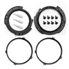 Hoypeyfiy 7 Inch Round Headlight Mounting Retaining Bracket Ring Set