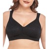 wirarpa Women's Bras Comfortable Ultimate Soft Wireless Full Coverage Non-Padded