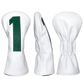 Premium Large Number Embroidery Golf Wood Headcover for Driver Fairway Wood Hybrid Club 135X Head Cover Choice