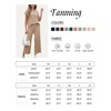 Tanming Women's 2 Piece Outfits Sweater Set Knit Pullover Tops