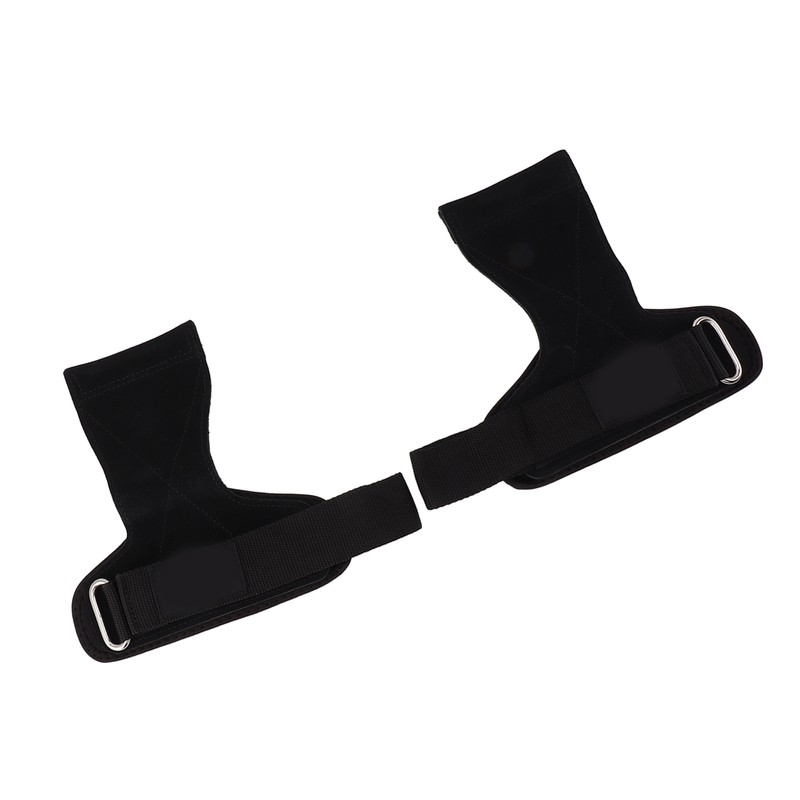 Pull Up Deadlift Straps Assist Wrist Padded Workout Power Lifting
