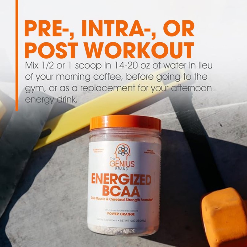 The Genius Brand Genius BCAA Powder - 5g Vegan BCAAs