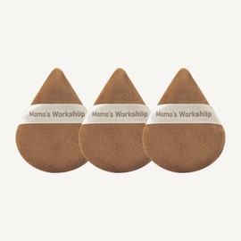 Momo's Workshop Powder Puff Lace Short Pile Double Sided Compact 3 Pack Short Plush