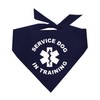 Service Dog in Training Dog Bandana (Navy, OS 289)