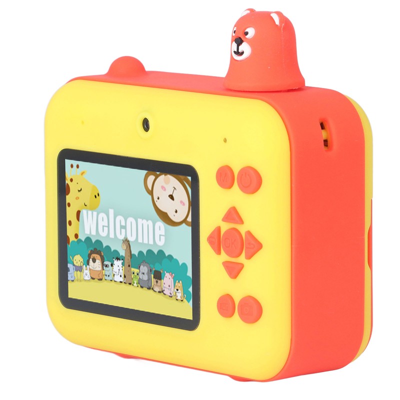 Kids Printing Camera 2.4in LCD Screen Dual Lens HD 1080P