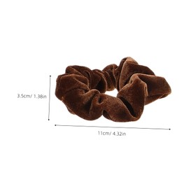 Gatuida 4pcs Durable Elastic Hair Ties Yellow Bronze for Everyday Wear Parties Special Occasions Flexible Stretchable Hair Accessories