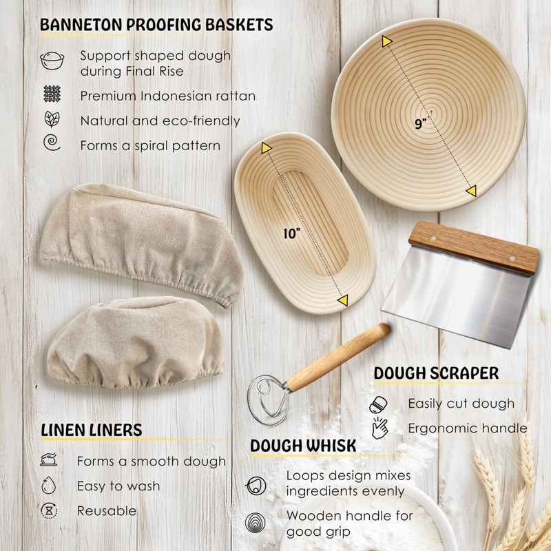 Bread Proofing Box & Sourdough Kit, Sourdough Proofing Box &