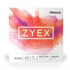 D'Addario Zyex Violin String Set, 1/2 Scale, Medium Tension