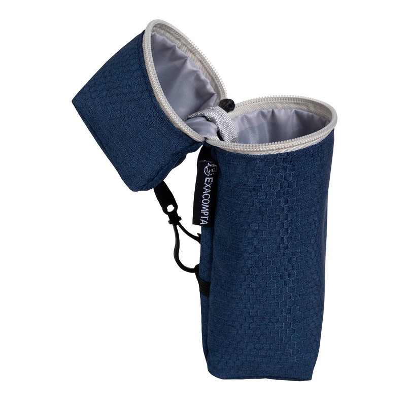 Exacompta 52790E Bee Blue Polyester Honeycomb Pencil Case Convertible into