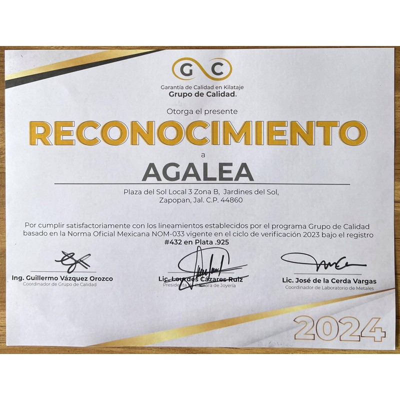 Agalea | Collar Corbatero de Plata Ley .925 con Perla