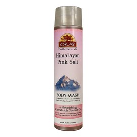 OKAY Himalayan Pink Salt Body Wash, 10.82 Ounce