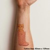 'Kitten In Wellington Boots' Temporary Tattoo - Water Resistant, Skin-Safe,