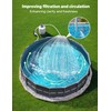 POOLHACKER Original Pool Sprinkler Fountains for Above and In-ground Pools,