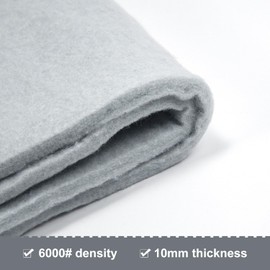 Duwee Delux Ironing Board Padding, Extra Dense Felt Material with 10 mm Thickness(15" x 48")