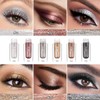 DE'LANCI Liquid Eye Shadow Glitter Metal Rose,Eye Shadow Liquid with