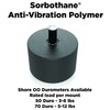Isolate It!: Sorbothane Male/Female Vibration Stud Mount - #8-32 -