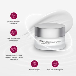 Singuladerm - Moisturising face cream - Normal/dry skin - 50 ml - Activates the production of collagen, elastin and hyaluronic acid - XPERT Collageneur