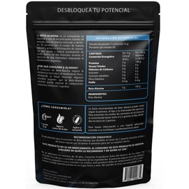 Beta Alanina de Alta Pureza en Polvo 300g con 60 servicios - FT Pure B-Alanina 100% Pura - Pre Entreno Precursor de l Carnosina - Sin saborizantes, Sin excipientes.