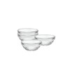 Duralex Made In France Lys 3-Inch Stackable Clear Bowl, Set