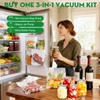 3-in-1 Compact Handheld Vacuum Sealer for Food (Bag, Mason Jar,Wine
