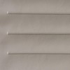 Pleated Marine Vinyl Upholstery Fabric Very Light Gray Sample 3"