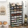 Simple Trending Tall Shoe Rack Storage Holds 40 Pairs, 10