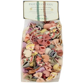 Italian Pasta Fantasia Colored Leftovers (Monnezza Verdure) Pasta, 17.6 Ounces, Pack of 2