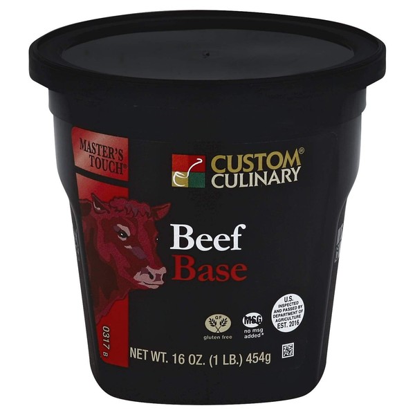 Custom Culinary Masters Touch Beef Base, 1 Pound -- 6