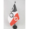 AZ FLAG Black country Table Flag 5'' x 8'' -
