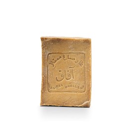 GOLDECO Aleppo Soap 200 g - 60% Olive Oil 40% Laurel Oil, Original Aleppo Hair Soap, Olive Oil Soap, Natural Soap, Traditional Handmade, Vegan ... (1 x 200 g with Packaging)