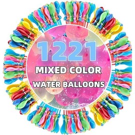 Summer Water Toys Magical Quick Fill Water Balloons for Pools and Water Companions 1221 Balloons (CG)