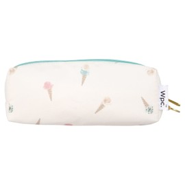 Wpc. 8180-303-002 Rain Umbrella, Folding Umbrella, Ice Cream, Mini Off, Women's, 19.7 inches (50 cm), For Rain or Shine, Pastel Colors, Fancy Storage Case, Pouch Type, Stylish, Cute, Women