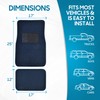 BDK Premium Carpet Blue Floor Mats for Cars - Universal