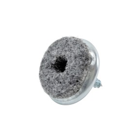 haggiy Felt Gliders Parquet Gliders Screws Diameter 20 mm Nickel-Plated (Pack of 20)