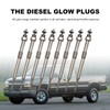 CADUFUELLY 8 Pcs Diesel Glow Plugs Replacement for Duramax Chevy
